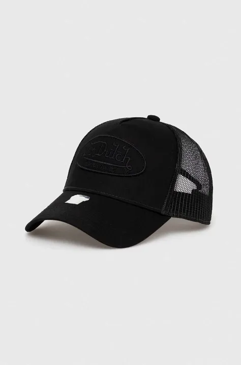 Καπέλο Von Dutch χρώμα: μαύρο
