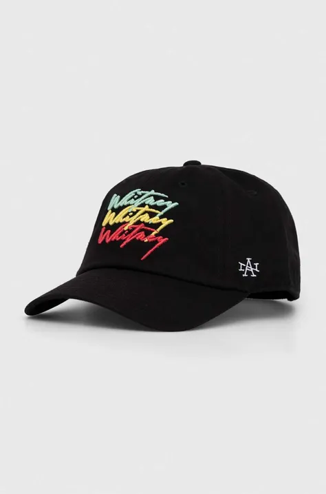 Βαμβακερό καπέλο του μπέιζμπολ American Needle Whitney Houston χρώμα: μαύρο