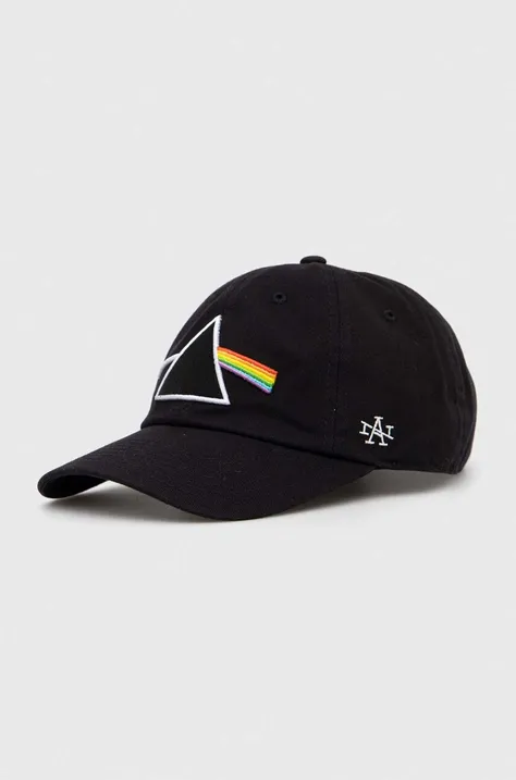Pamučna kapa sa šiltom American Needle Pink Floyd boja: crna, s aplikacijom