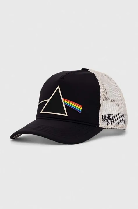 Kapa sa šiltom American Needle Pink Floyd boja: crna, s aplikacijom