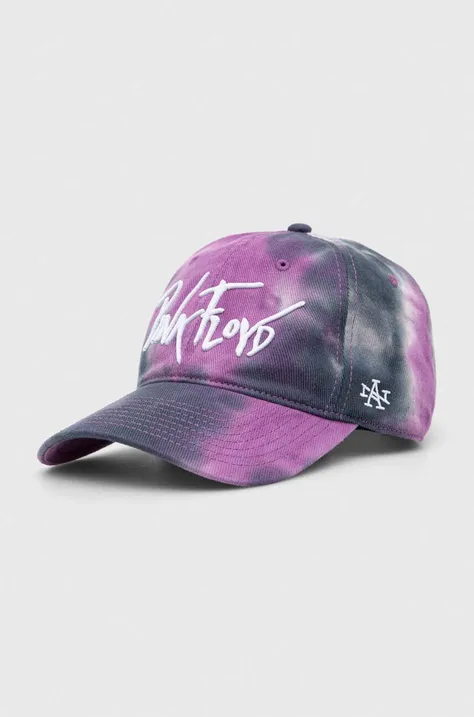 Βαμβακερό καπέλο του μπέιζμπολ American Needle Pink Floyd χρώμα: μοβ