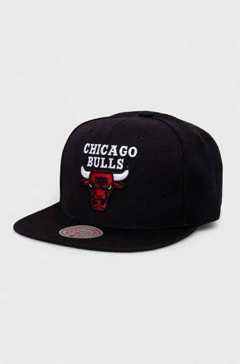 Шапка с козирка с вълна Mitchell&Ness Chicago Bulls