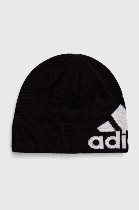Шапка с примесью шерсти adidas Performance цвет чёрный IB2645