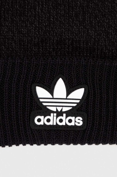 Шапка adidas Originals — SS23-CAU0T4, чорний — фото 3