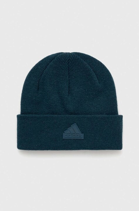 Vunena kapa adidas Performance boja: zelena, vunena