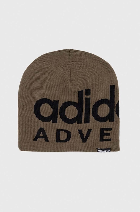 Σκούφος adidas Originals χρώμα: πράσινο