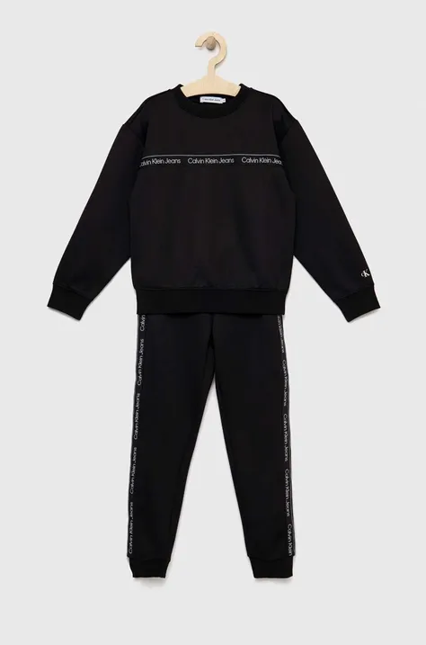 Calvin Klein Jeans dres dziecięcy kolor czarny