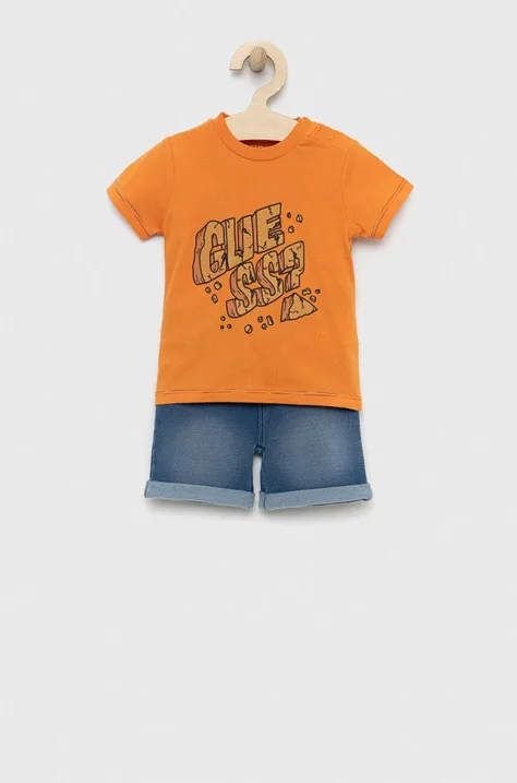 Комплект для немовлят Guess колір помаранчевий