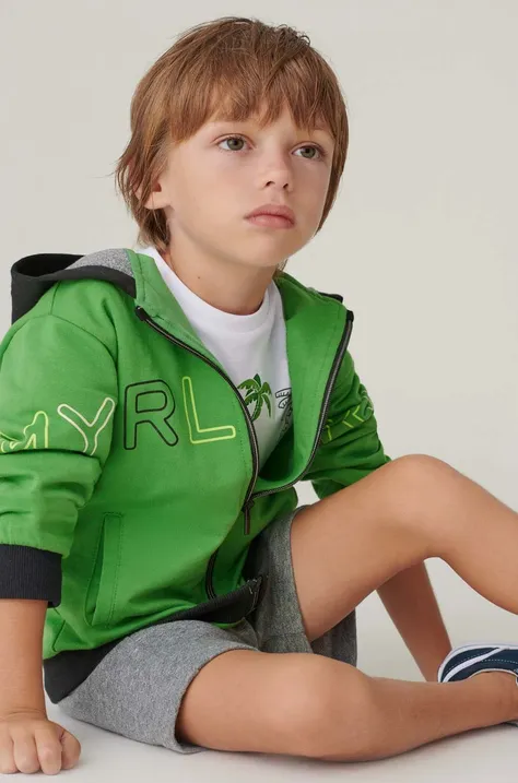 Дитячий спортивний костюм Mayoral колір зелений