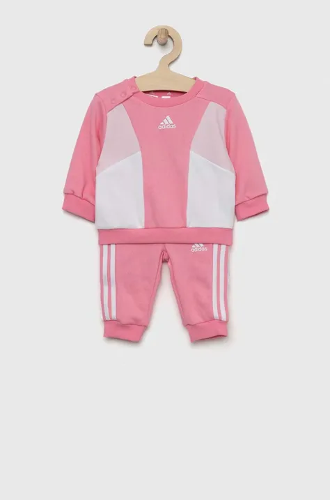 adidas dres dziecięcy I 3S CB FT JOG kolor różowy