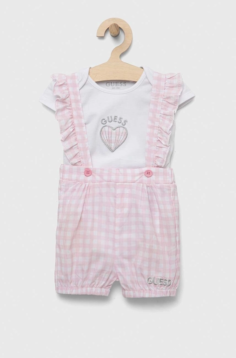 Guess compleu bebe culoarea roz