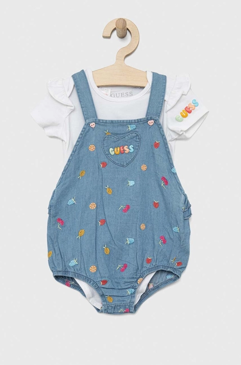 Guess compleu bebe culoarea alb