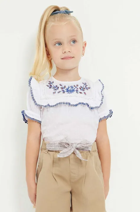 Детска памучна блуза Mayoral