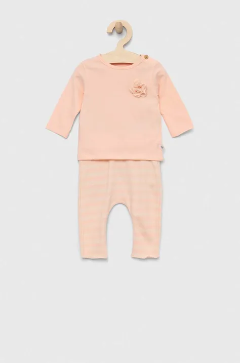 Комплект для немовлят United Colors of Benetton колір рожевий