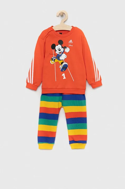 adidas dres dziecięcy x Disney kolor pomarańczowy