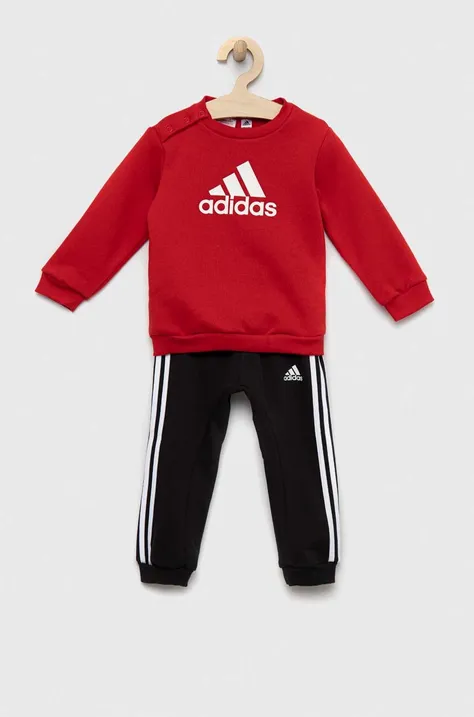 Παιδική φόρμα adidas I BOS LOGO χρώμα: κόκκινο