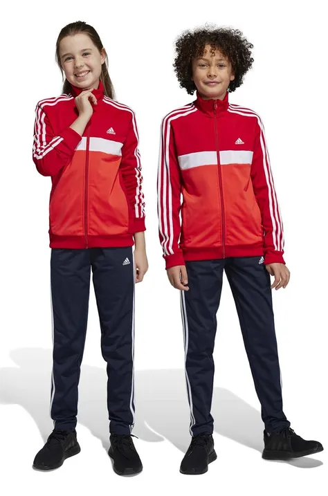 Дитячий спортивний костюм adidas U 3S TIBERIO TS колір червоний