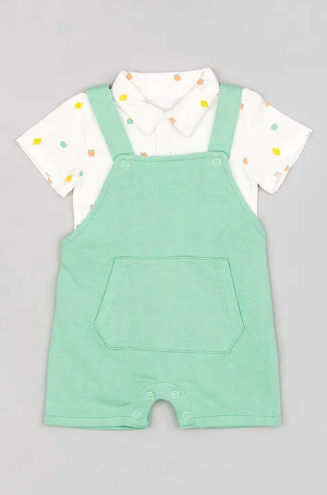 Комплект для младенцев zippy цвет зелёный