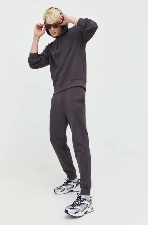 Спортивний костюм HUGO чоловічий колір сірий