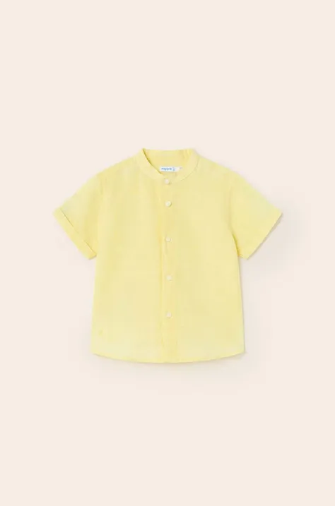 Mayoral koszula niemowlęca kolor żółty