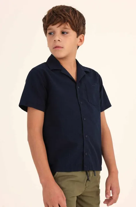 Παιδικό πουκάμισο Mayoral χρώμα: ναυτικό μπλε
