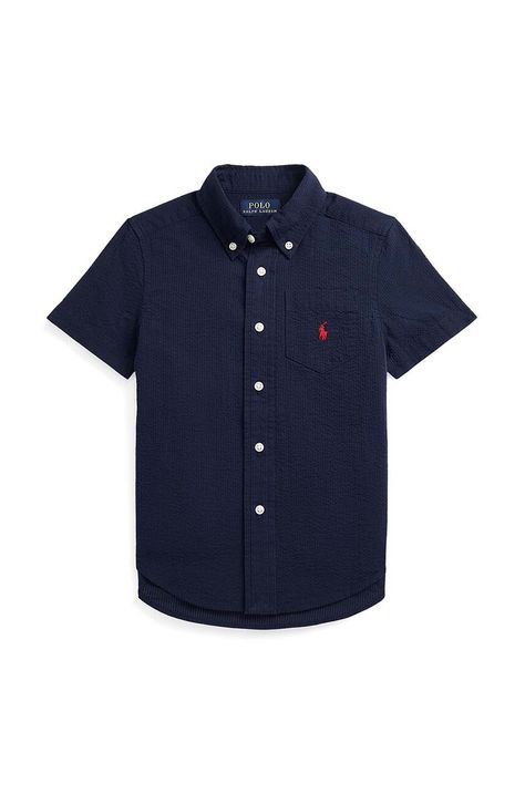Παιδικό βαμβακερό πουκάμισο Polo Ralph Lauren