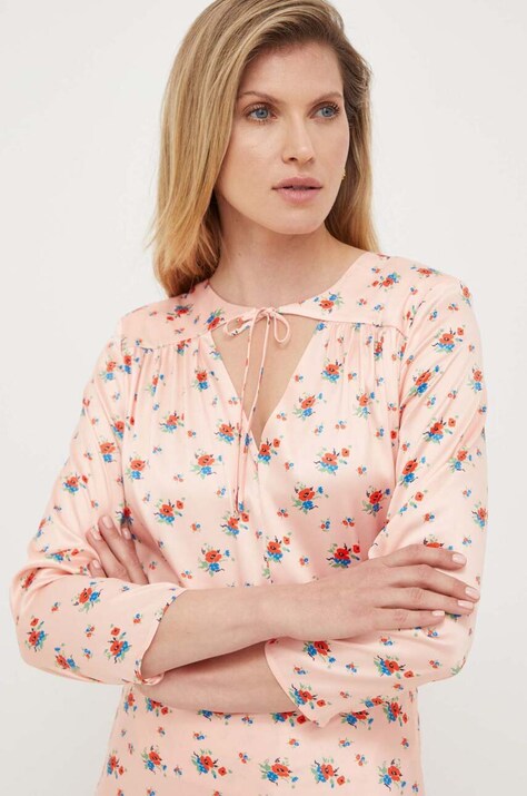 Notes du Nord bluza Gladys femei, culoarea roz, modelator