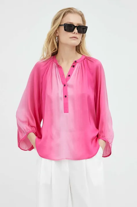 Majica Herskind ženska, vijolična barva