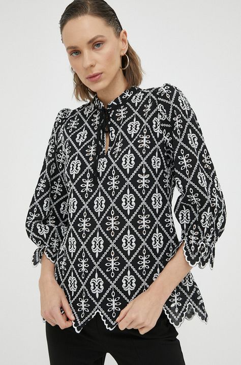 Памучна блуза Bruuns Bazaar