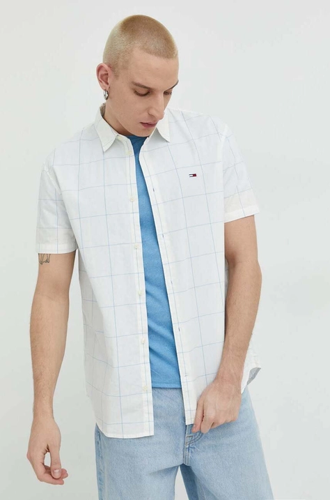 Tommy Jeans camicia in cotone uomo