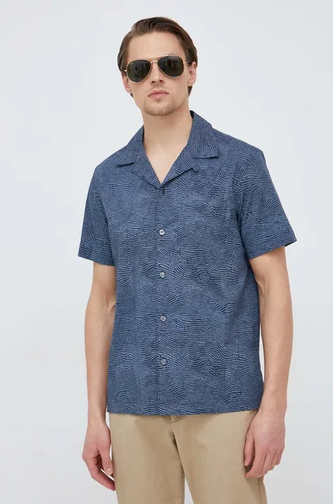 Рубашка Michael Kors мужская цвет синий regular