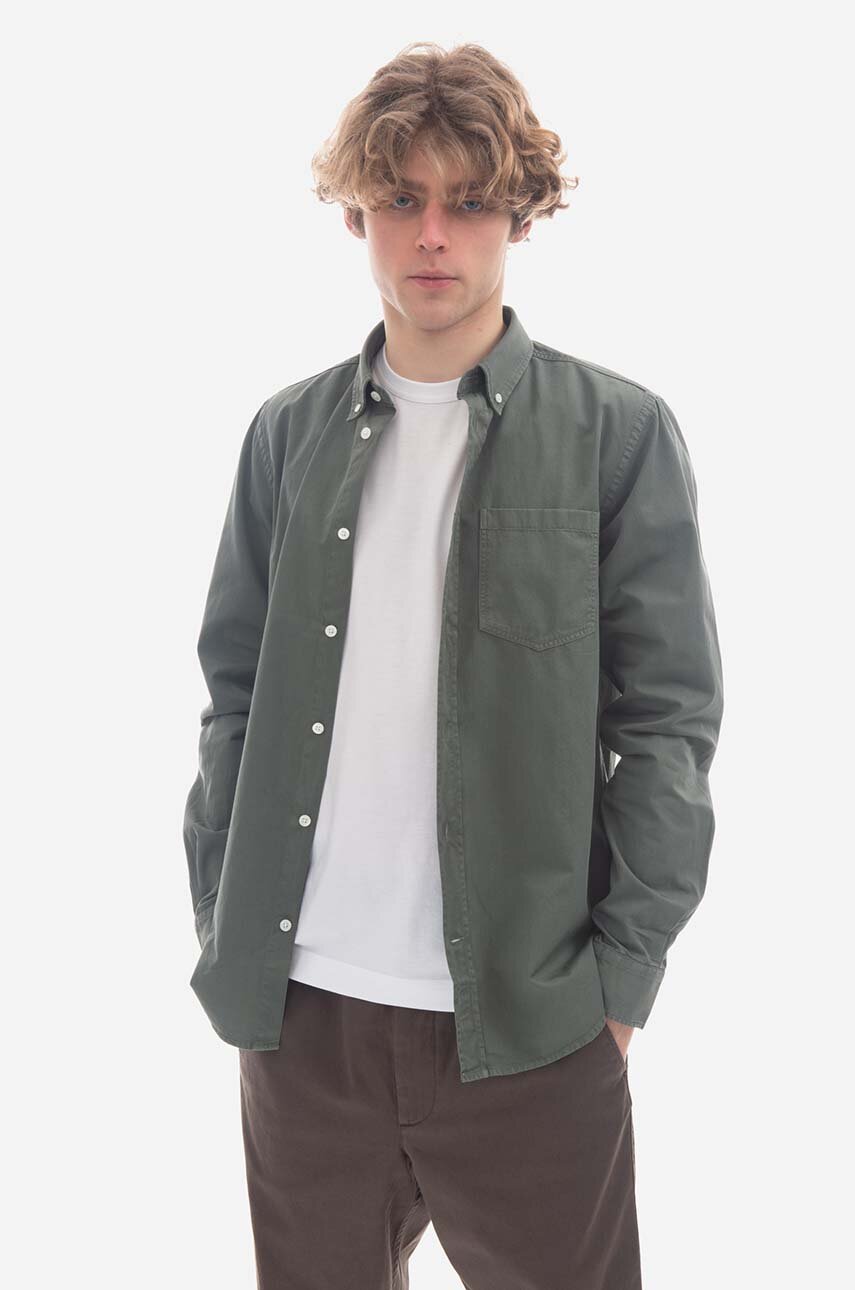 Norse Projects camasa din bumbac Anton Light Twill