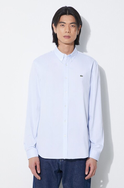 Lacoste camicia in cotone uomo