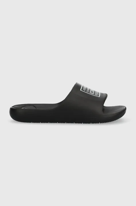 Pantofle Armani Exchange dámské, černá barva, XDP038.XV703.00002