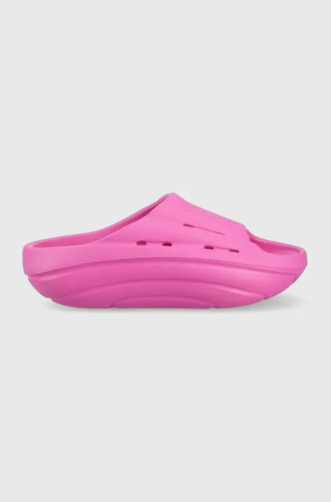 UGG klapki Foamo Slide damskie kolor różowy na platformie 1136880