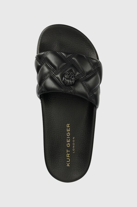Шльопанці Kurt Geiger London Meena Eagle Drench — SS23-KLD0AS, чорний — фото 4