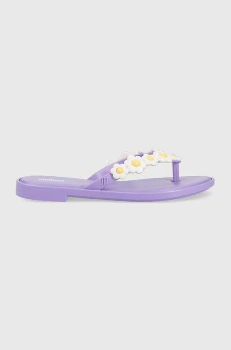 Вьетнамки Melissa MELISSA FLIP FLOP SPRING AD женские цвет фиолетовый на плоском ходу M.33715.AL242