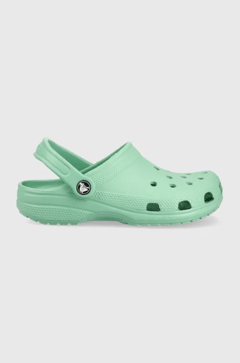 Crocs sliders Classic women's turquoise color 10001