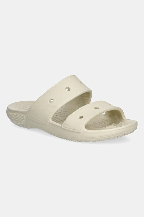 Crocs papuci Classic Sandal femei, culoarea bej 206761