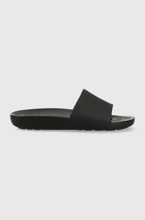 Шльопанці Crocs Splash Slide жіночі колір чорний 208361