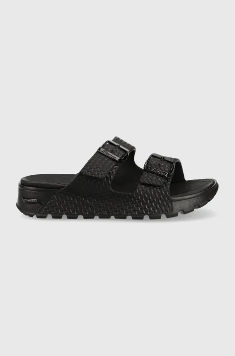 Pantofle Skechers FOAMIES dámské, černá barva