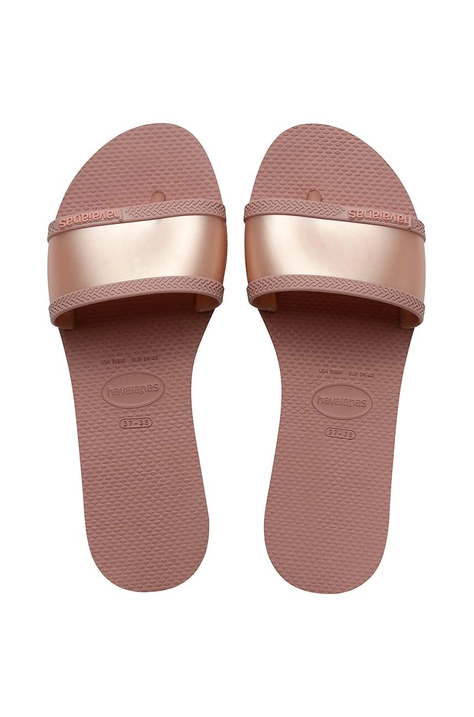 Havaianas klapki YOU ANGRA damskie kolor różowy 4147238.3544