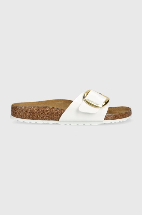 Birkenstock klapki 1019814 damskie kolor biały Madrid Big Buckle