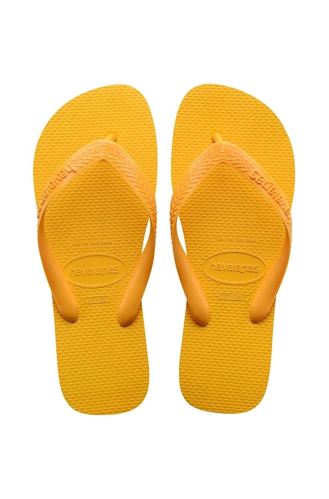 Σαγιονάρες Havaianas TOP χρώμα: κίτρινο, 4000029.1740