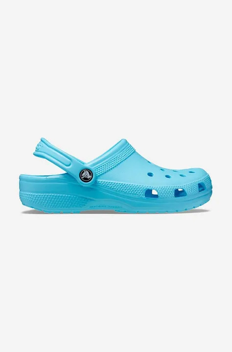 Crocs sliders Classic women's blue color