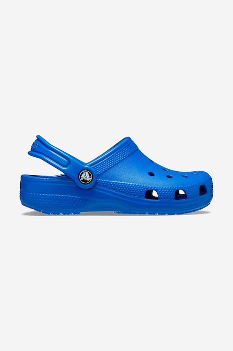 Pantofle Crocs Classic Clog dámské, tmavomodrá barva, 206991