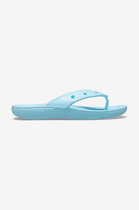 Crocs flip flops Classic women's turquoise color