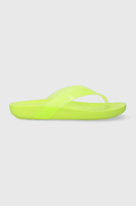 Σαγιονάρες Crocs χρώμα: πράσινο