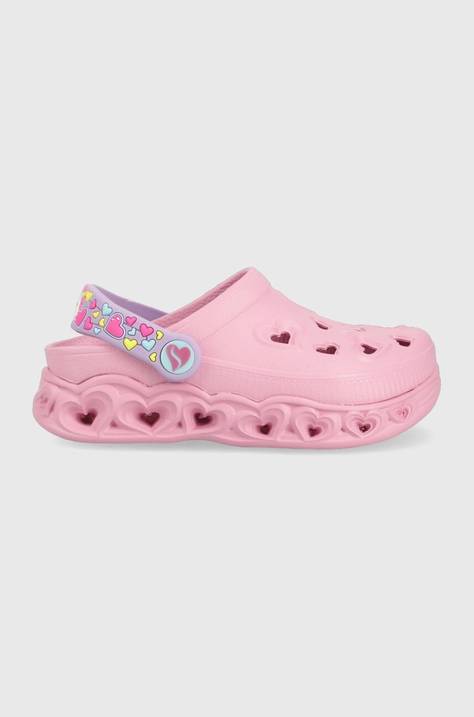 Skechers slapi copii culoarea roz