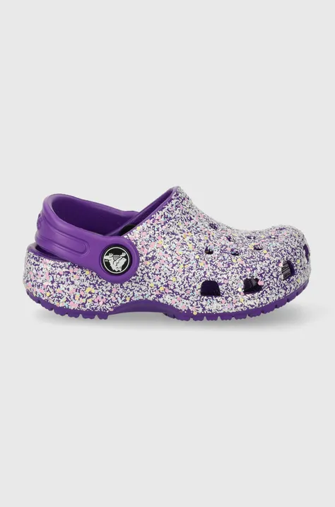 Crocs slapi copii culoarea violet